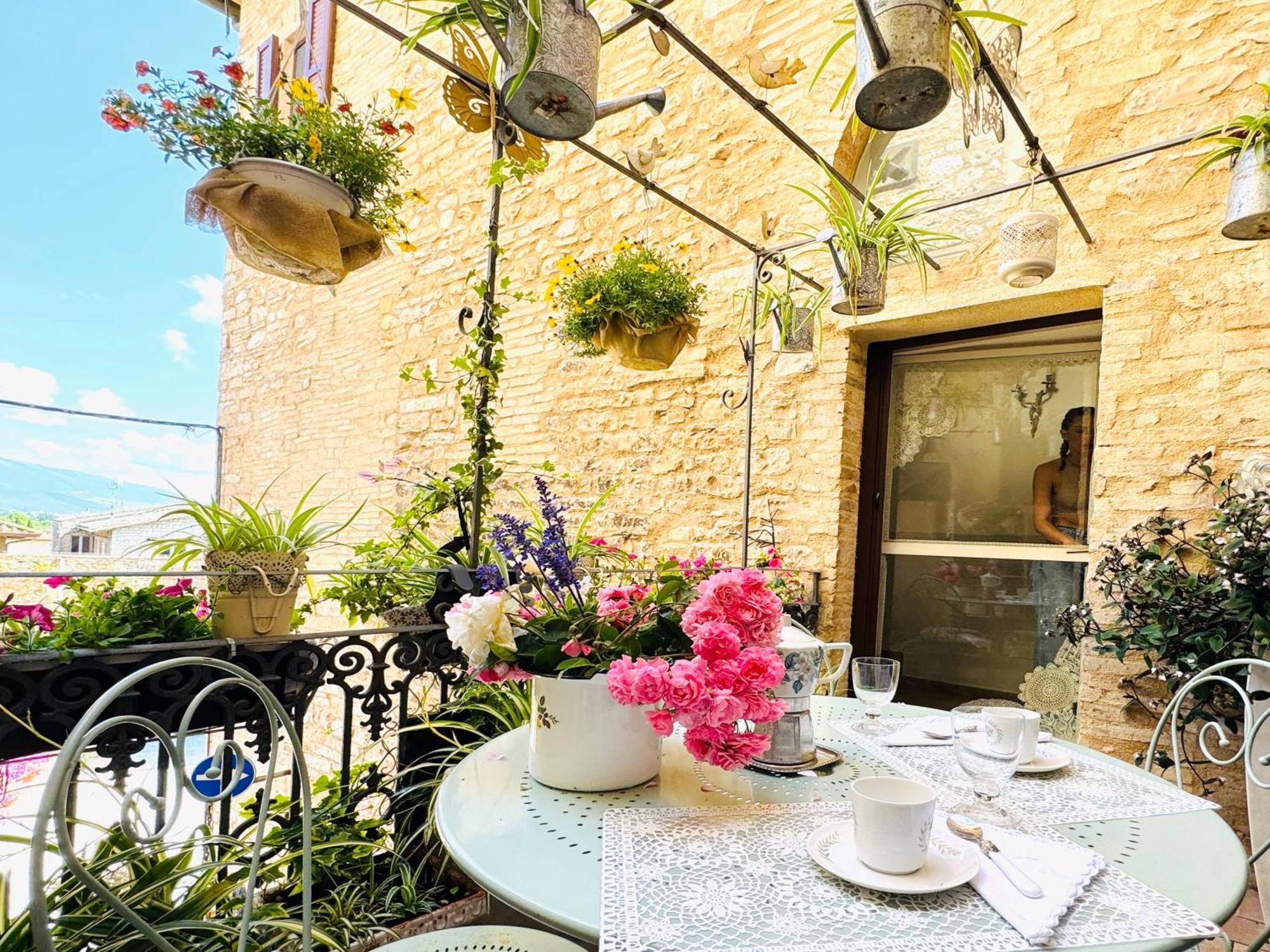 Appartamento Spello House Patio Esterno foto